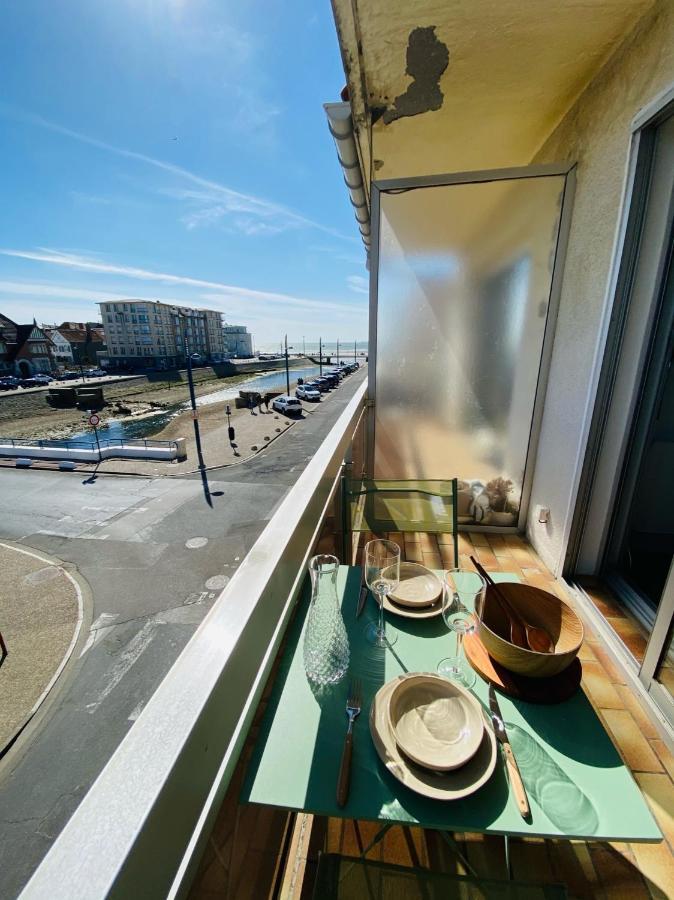 Studio 17m2 vue mer balcon Sud + garage privé Wimereux Exterior foto